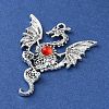 Tibetan Style Alloy Pendants PALLOY-O002-15A-AS-2