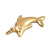 Ocean 304 Stainless Steel Pendants STAS-P407-01G-G-2