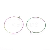 Ion Plating(IP) 316L Surgical Stainless Steel Hoop Earring Findings STAS-D164-01M-2