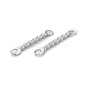Tarnish Resistant 304 Stainless Steel Link Connectors STAS-Z034-18A-P-2