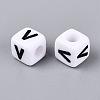 Opaque Acrylic Beads SACR-N020-04A-V-2