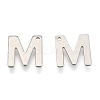 Tarnish Resistant 304 Stainless Steel Letter Charms STAS-O072-M-1