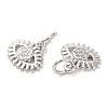 Brass Micro Pave Cubic Zirconia Pendants KK-Q775-05P-2