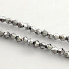 Electroplate Glass Bead Strands EGLA-R094-3mm-M1-3