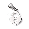 Tarnish Resistant 304 Stainless Steel Pendants STAS-I127-053P-1