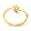 Rack Plating Brass Heart Solitaire Ring RJEW-Z014-02G-2