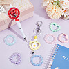 28Pcs 14 Styles Acrylic Bead Frame SACR-GA0001-08-4