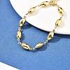 304 Stainless Steel Link Chain Bracelets for Women BJEW-U021-08G-06-3