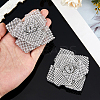 2Pcs Crystal Rhinestones Shoes Decoration DIY-FH0008-22-3
