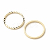 Brass Linking Rings KK-F831-018E-G-RS-3