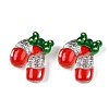 Christmas Theme Transparent Epoxy Resin Decoden Cabochons CRES-T025-01E-1