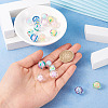 18Pcs 9 Colors Transparent Acrylic Enamel Beads TACR-TA0001-15-6