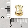 Rack Plating Brass Micro Pave Cubic Zirconia Beads KK-P247-17A-G-3