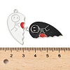 Alloy Enamel Split Pendants FIND-H047-05P-01-3