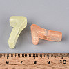 Luminous Frosted Transparent Acrylic Beads TACR-T029-21H-5
