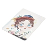 Rectangle Girl Print Paper Earring Necklace Display Card CDIS-M007-02D-3