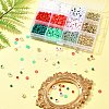 Christmas DIY Acrylic & CCB Plastic & Polymer Clay & Glass Beads Bracelets Jewelry Making Kits DIY-FS0006-22-7