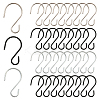 90Pcs 3 Colors Iron S-shape Hooks IFIN-SP0001-48-1