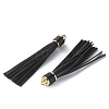 PU Leather Tassel Big Pendants FIND-WH0111-235-1