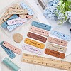 45Pcs 9 Colors PU Leather Label Tags DIY-GF0008-52-3