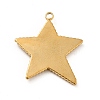 Ion Plating(IP) 304 Stainless Steel Pendants X-STAS-P312-14G-2
