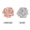 Electroplated 304 Stainless Steel Crimp Beads Covers STAS-UN0006-85-2