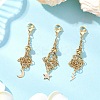 3Pcs 304 Stainless Steel Macrame Pouch Empty Stone Holder Pendant Decorations HJEW-JM04380-01-2