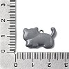 Baking Paint Zinc Alloy Pendants FIND-I070-01B-3
