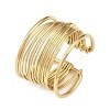 304 Stainless Steel Open Cuff for Women LS-RJEW-K306-01G-1