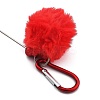 Aluminum Alloy Pom Pom Ball Beadable Keychain Bar HJEW-Q001-01C-3