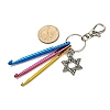 Aluminum Crochet Hooks & Alloy Pendant Decorations KEYC-JKC01417-02-3