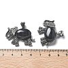 Natural Obsidian Pendant G-H083-02AS-02-3