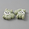 Squirrel Food Grade Eco-Friendly Silicone Beads SIL-WH0012-030D-2