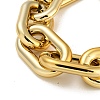 Chunky CCB Plastic Curb/Cable Chain Necklaces for Women NJEW-K261-01A-G-1-3