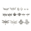 32Pcs 8 Style Tibetan Style Alloy Pendants TIBEP-FP0001-08-4