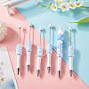 8Pcs Star Sequin Ball-Point Pen FIND-TA0006-15H-8