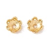 6-Petal Brass Bead Caps LS-KK-A162-03G-3
