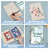 Wooden 2-Ring Loose Leaf Binder Postcard Phote Album Cover DIY-WH0547-039-4