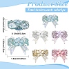 6Pcs 6 Colors Transparent Resin Beads RESI-YW0005-47-2