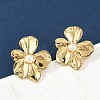 304 Stainless Steel ABS Plastic Pearl Stud Earrings for Women EJEW-U046-12B-G-2