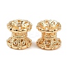 Brass Double Bead Caps KK-K407-42G-1