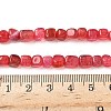 Natural Dragon Veins Agate(Dyed & Heated) Beads Strands G-G177-E18-03-2