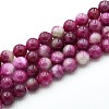 Natural Quartz Beads Strands G-N355-8mm-14-1