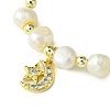 Natural Cultured Freshwater Pearl Beads Stretch Bracelets BJEW-JB10739-3