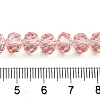 Transparent Baking Paint Glass Beads X1-DGLA-A034-T8mm-D10-4