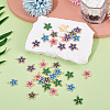 40Pcs 5 Colors Alloy Enamel Pendants ENAM-TA0003-45-5