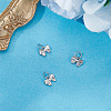 3Pcs 925 Sterling Silver Bowknot Charms STER-BBC0008-41-7