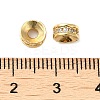 Rack Plating Brass Cubic Zirconia Beads KK-K349-03G-3