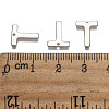Tarnish Resistant 304 Stainless Steel Letter Charms LS-X-STAS-O072-T-2