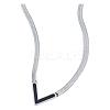 Letter V 304 Stainless Steel with Natural Shell Pendant Necklaces FS-WGFDEEC-04-3